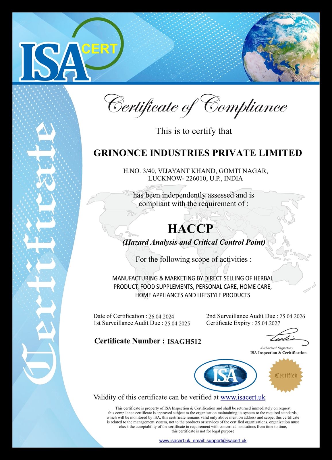 Grinonce Industries Pvt. Ltd