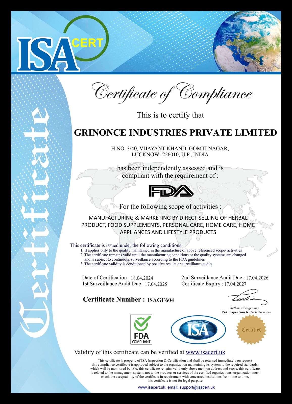 Grinonce Industries Pvt. Ltd